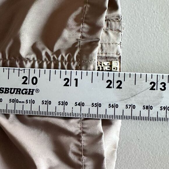 VTG Ellen Tracy Button Front Military Jacket Womens‎ XL Tan Peplum - Picture 14 of 14